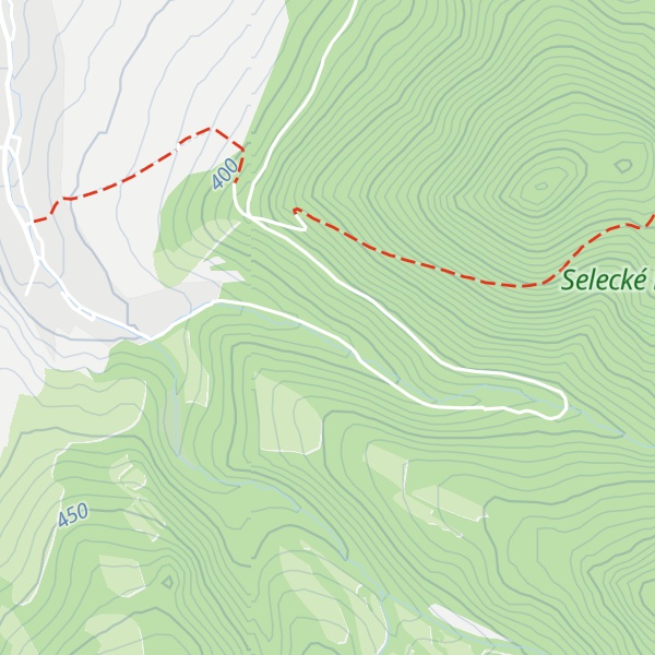 Map of Vodný zdroj Selec, prameň III