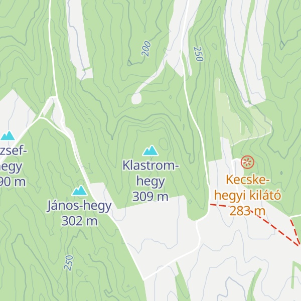 Map of Klastrom-hegy