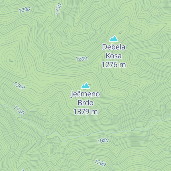 Map of Ječmeno Brdo