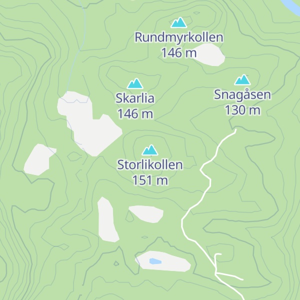 Map of Storlikollen