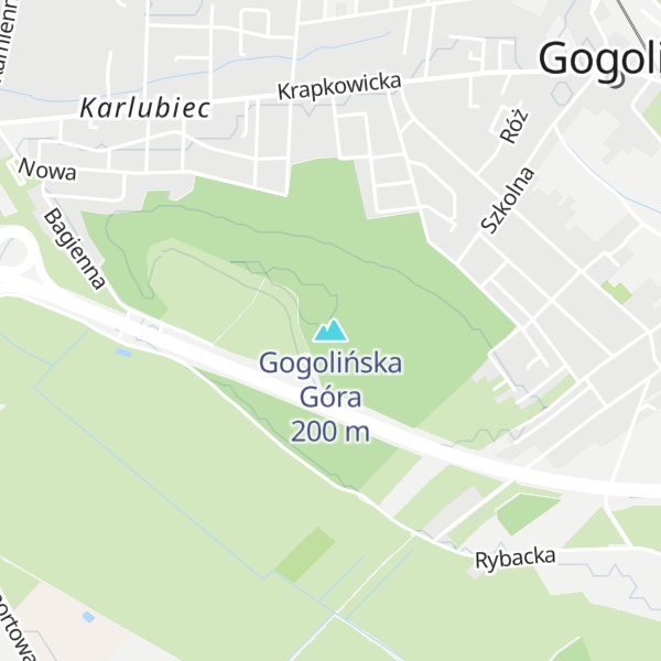 Map of Gogolińska Góra