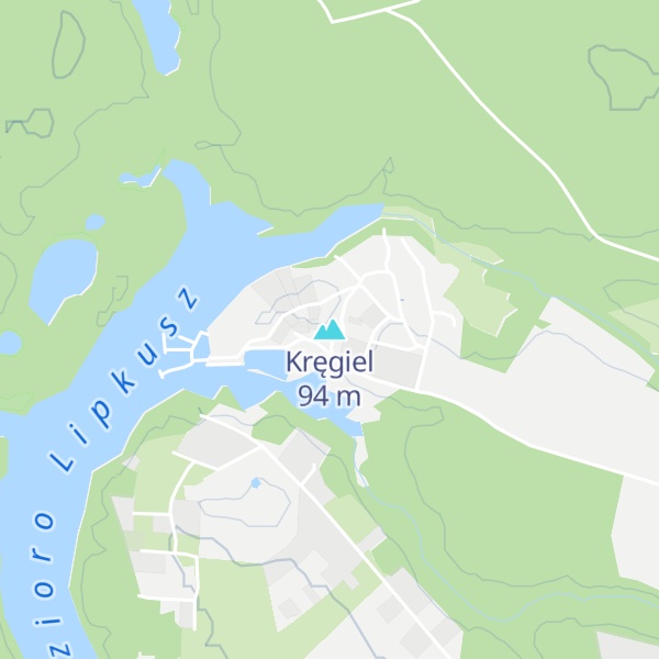 Map of Kręgiel