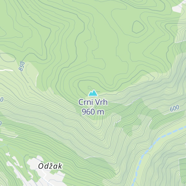 Map of Crni Vrh