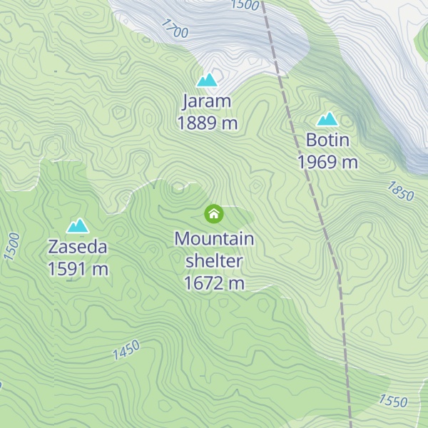 Map of Mountain shelter