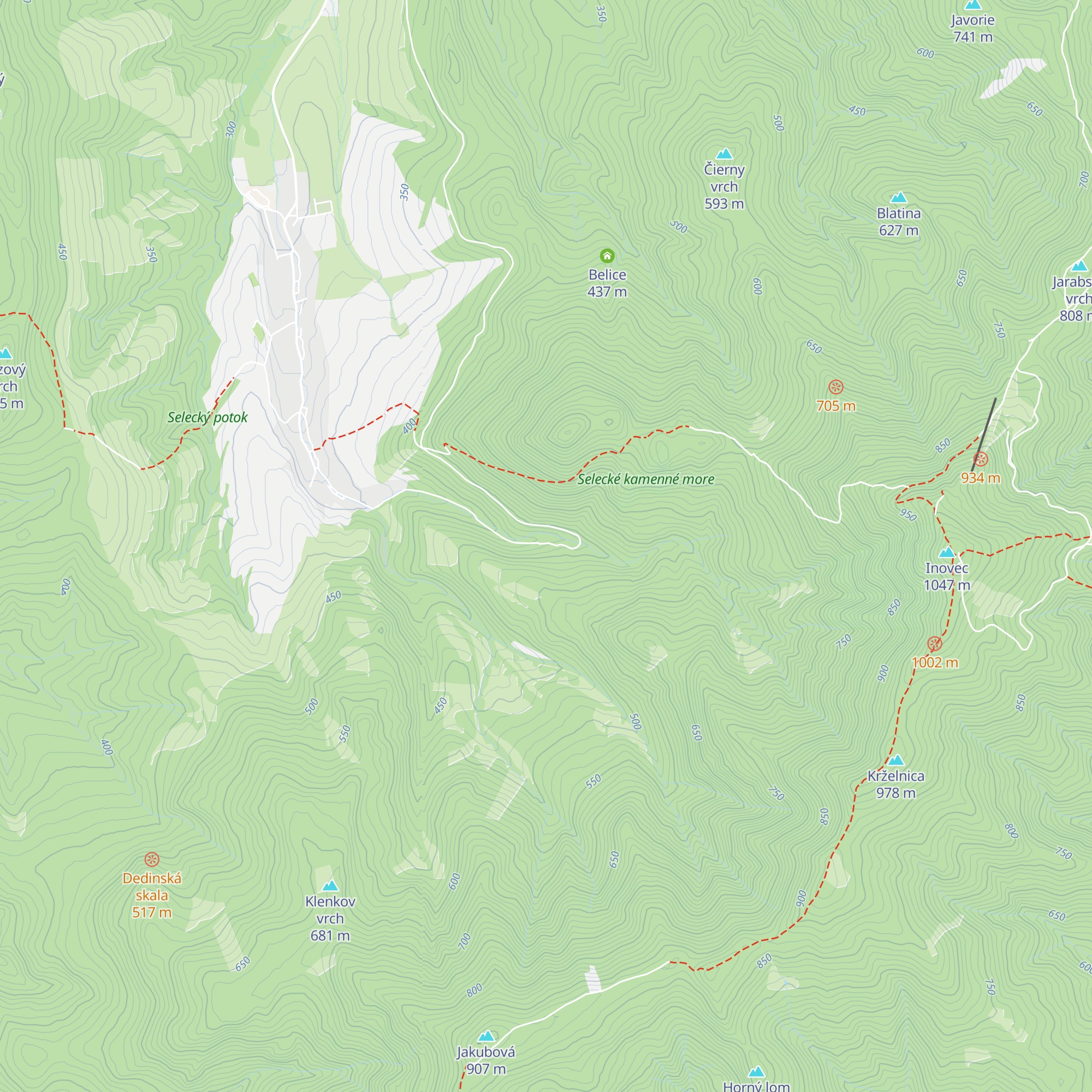 Horáreň Kondrút map