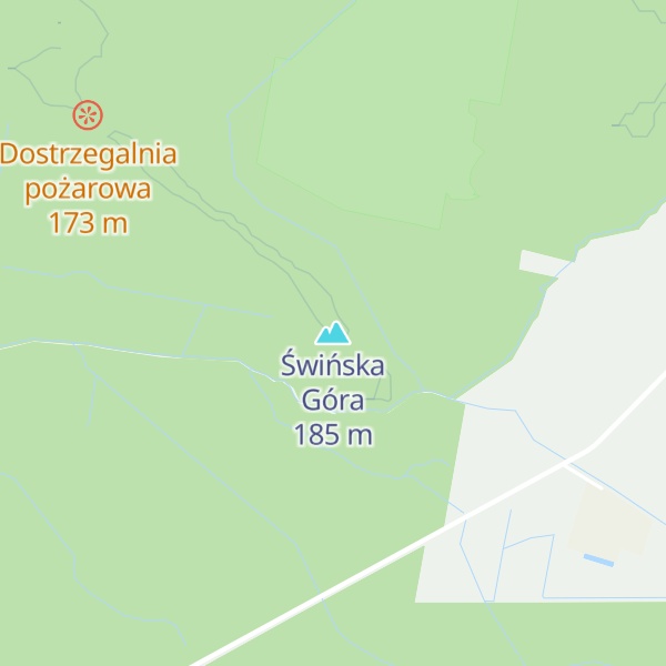 Map of Świńska Góra