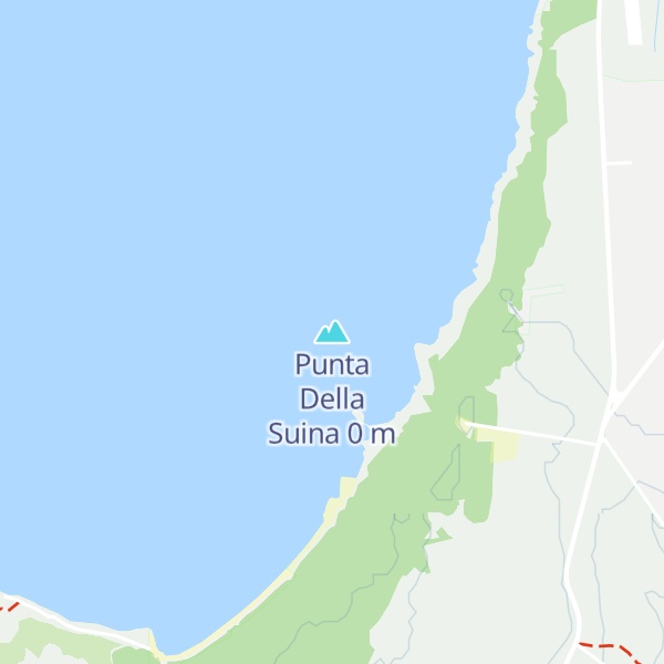 Map of Punta Della Suina