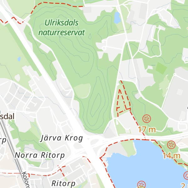 Map of Kvarnkullen