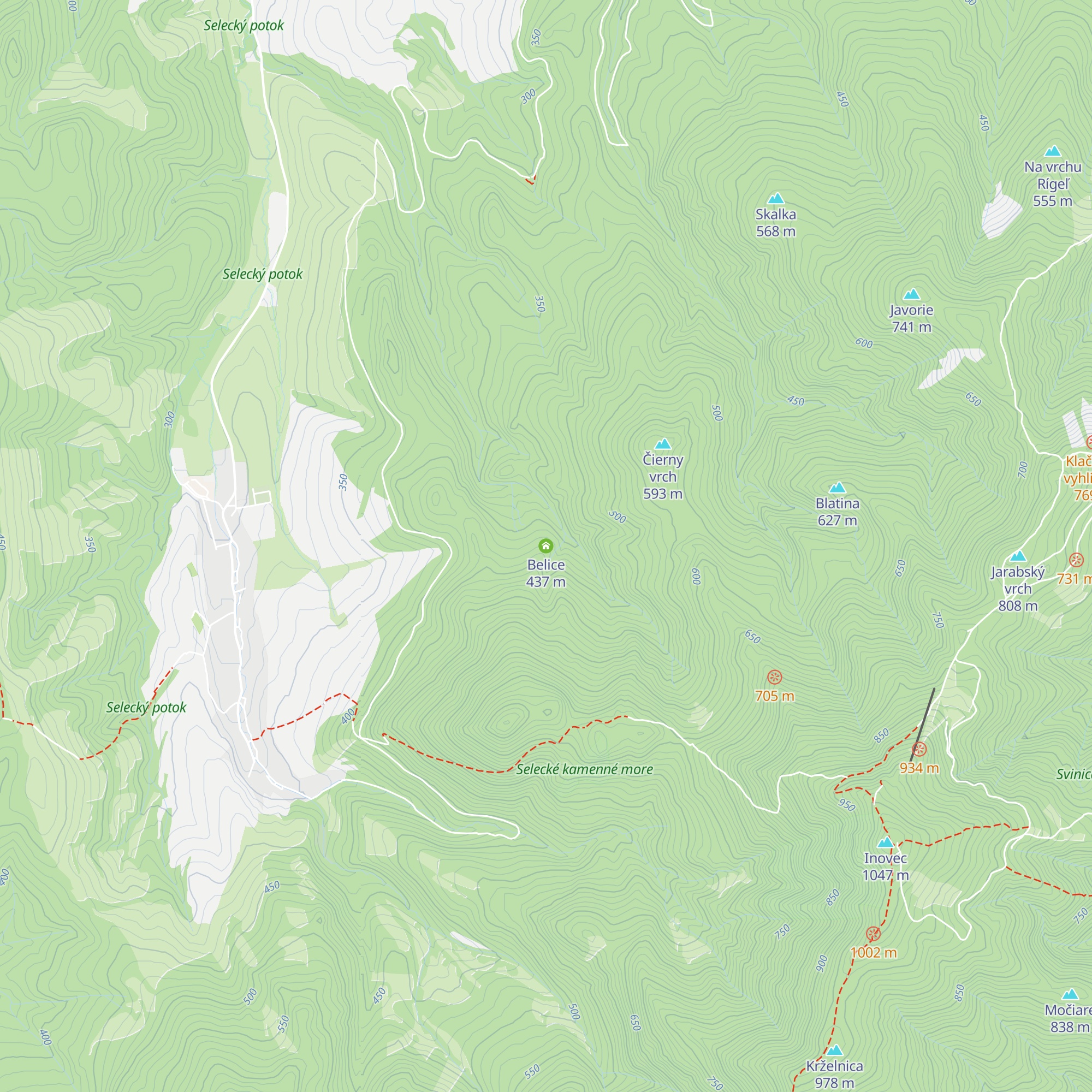 Belice map