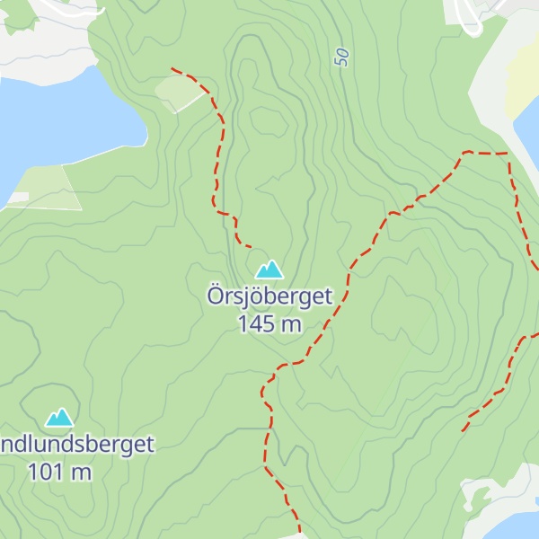 Map of Örsjöberget