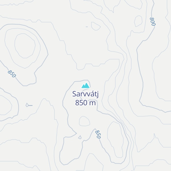 Map of Sarvvátj