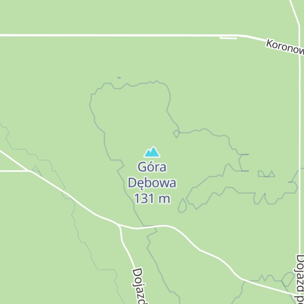 Map of Góra Dębowa