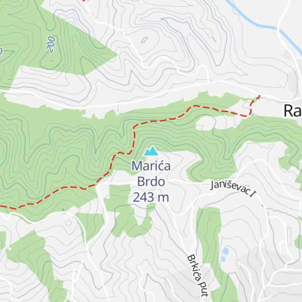Map of Marića Brdo