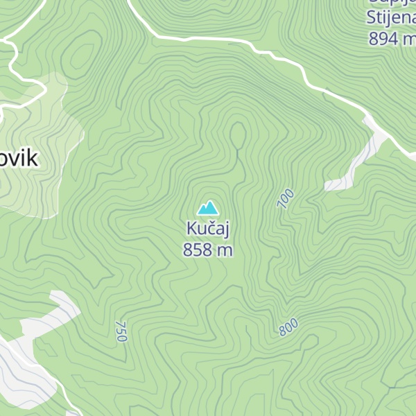 Map of Kučaj