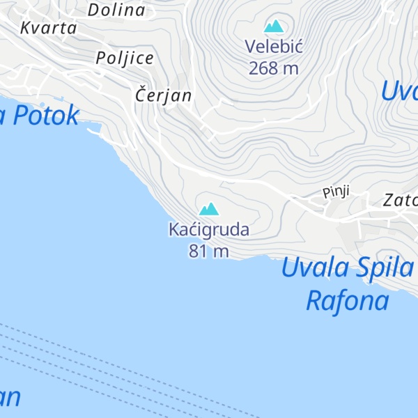 Map of Kaćigruda
