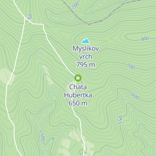 Map of Chata Hubertka