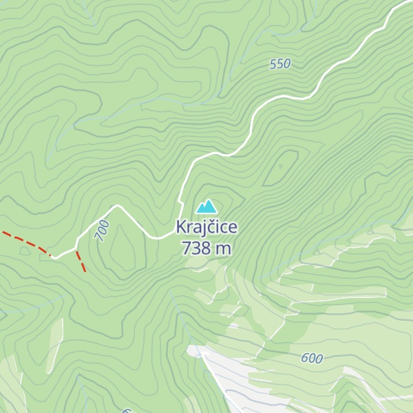 Map of Krajčice