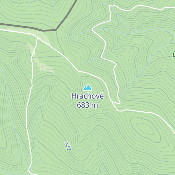 Map of Hrachové