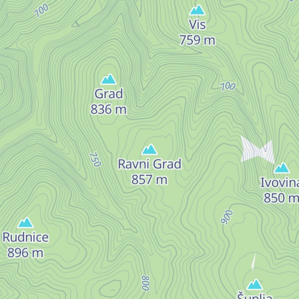 Map of Ravni Grad