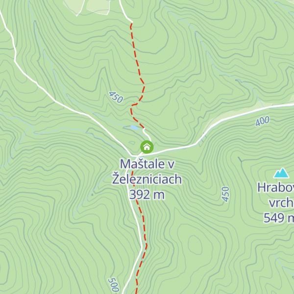 Map of Maštale v Železniciach