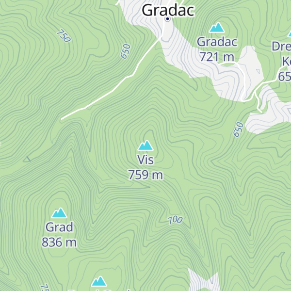 Map of Vis