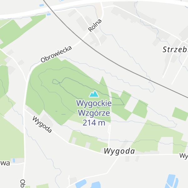 Map of Wygockie Wzgórze