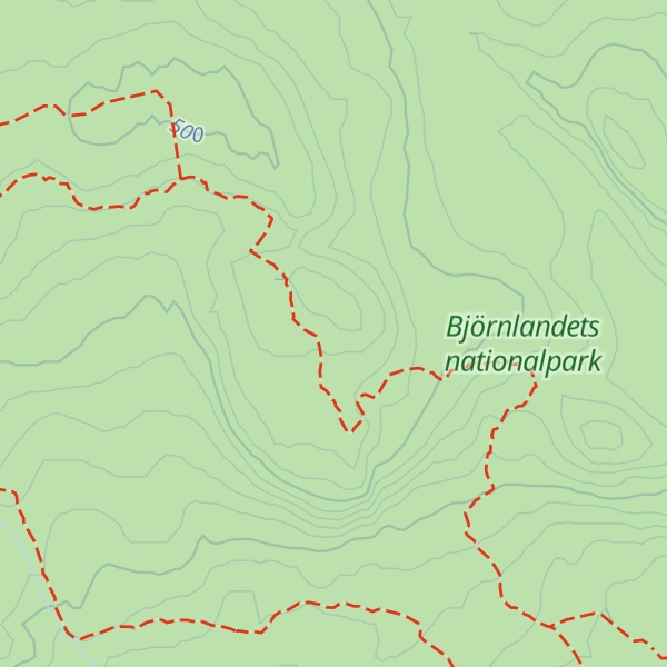 Map of Björnberget