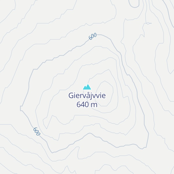 Map of Giervåjvvie