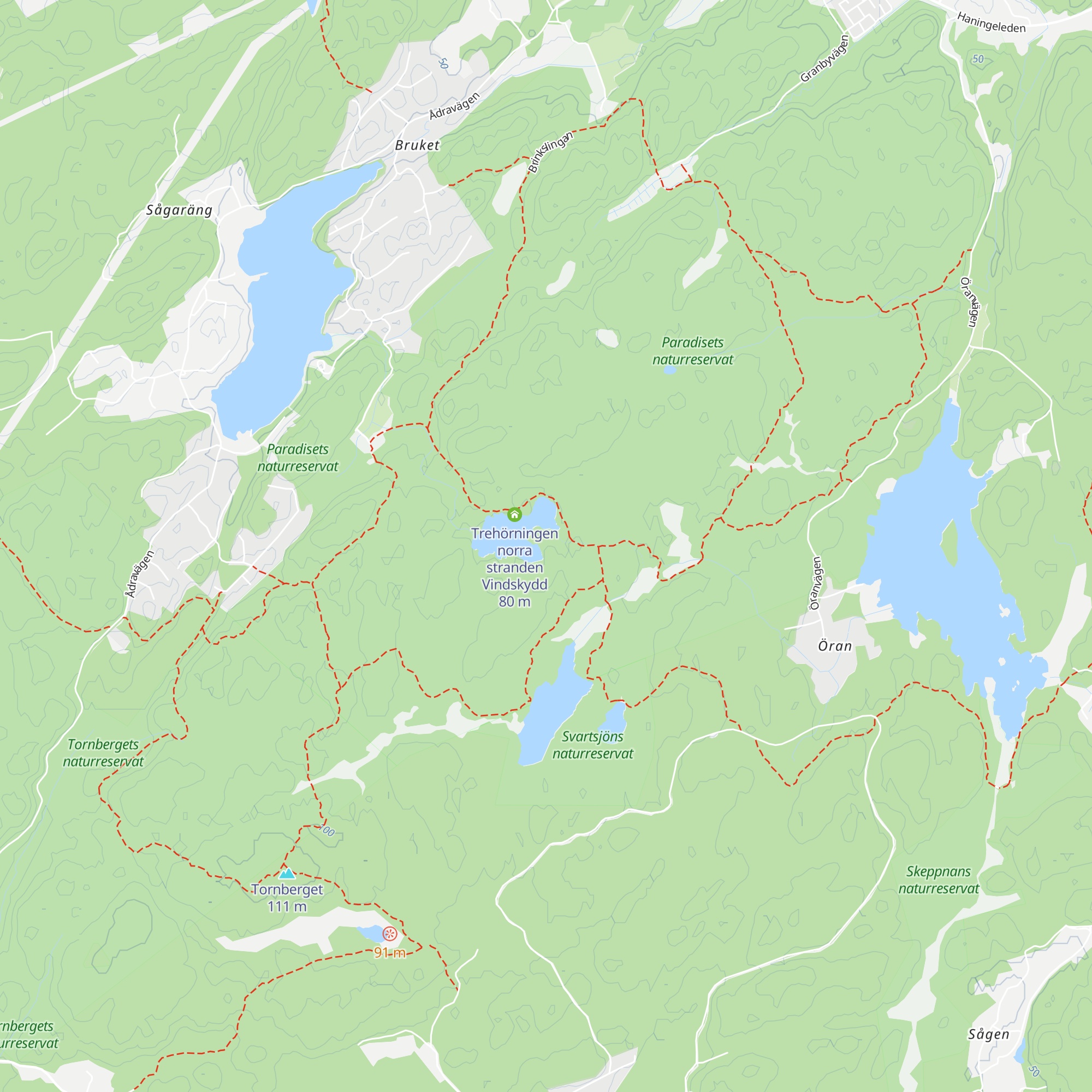Ugglekojan map