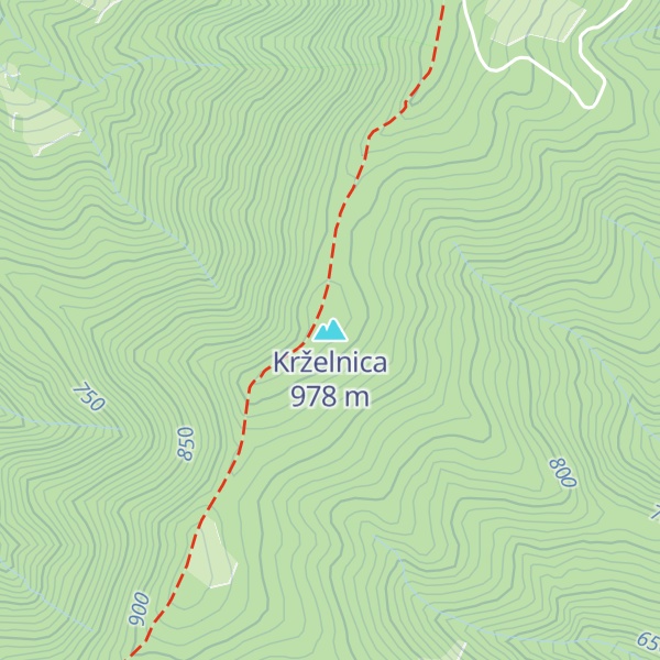 Map of Krželnica