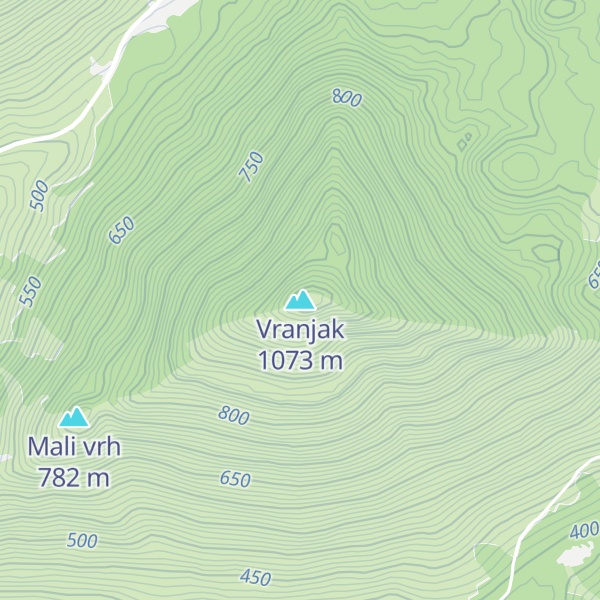 Map of Vranjak