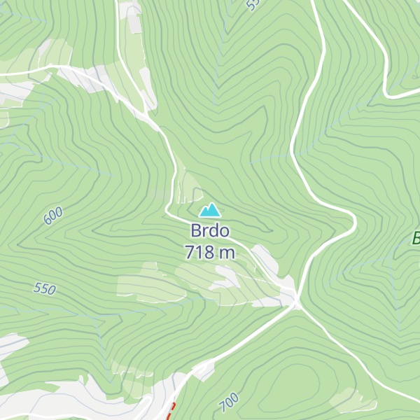 Map of Brdo