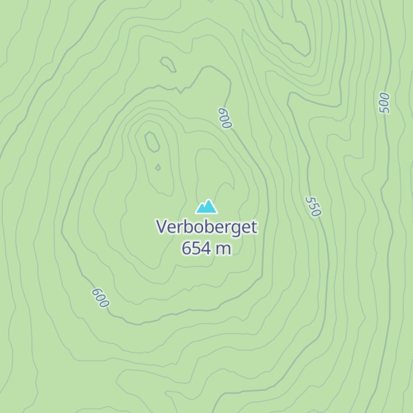Map of Verboberget