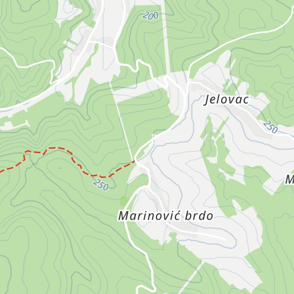 Map of Planinarska kuća "Krndija"