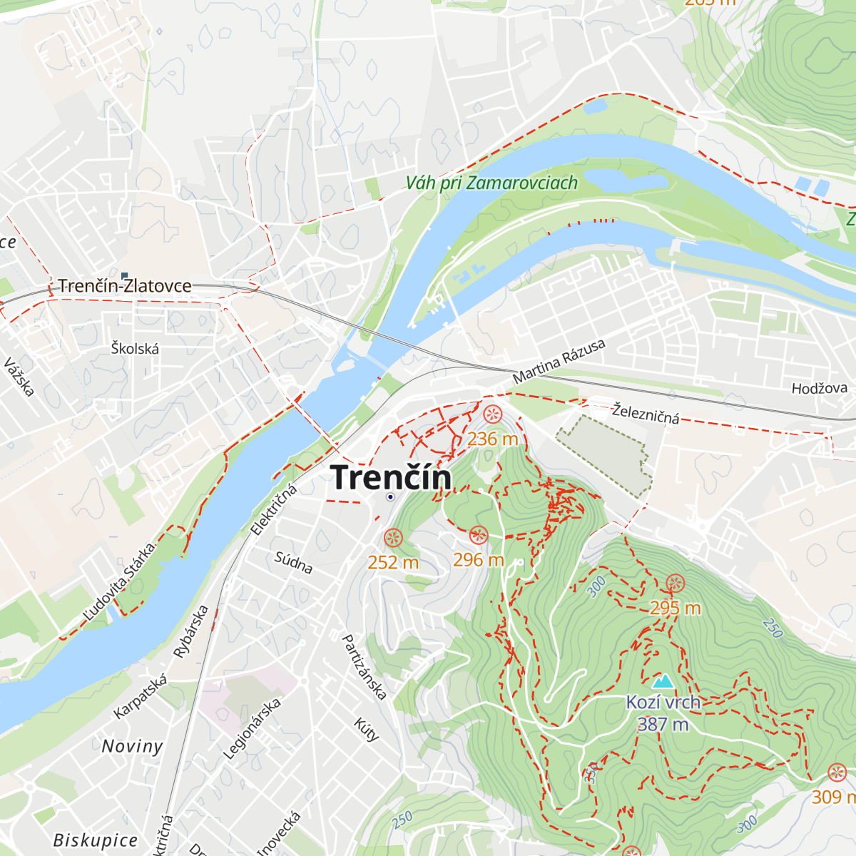 Kultúrno-informačné centrum Trenčín map