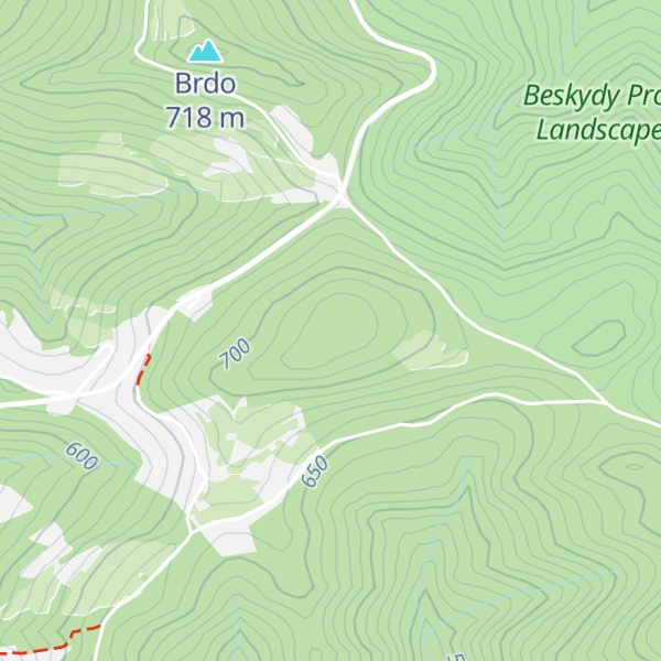 Map of Dušná