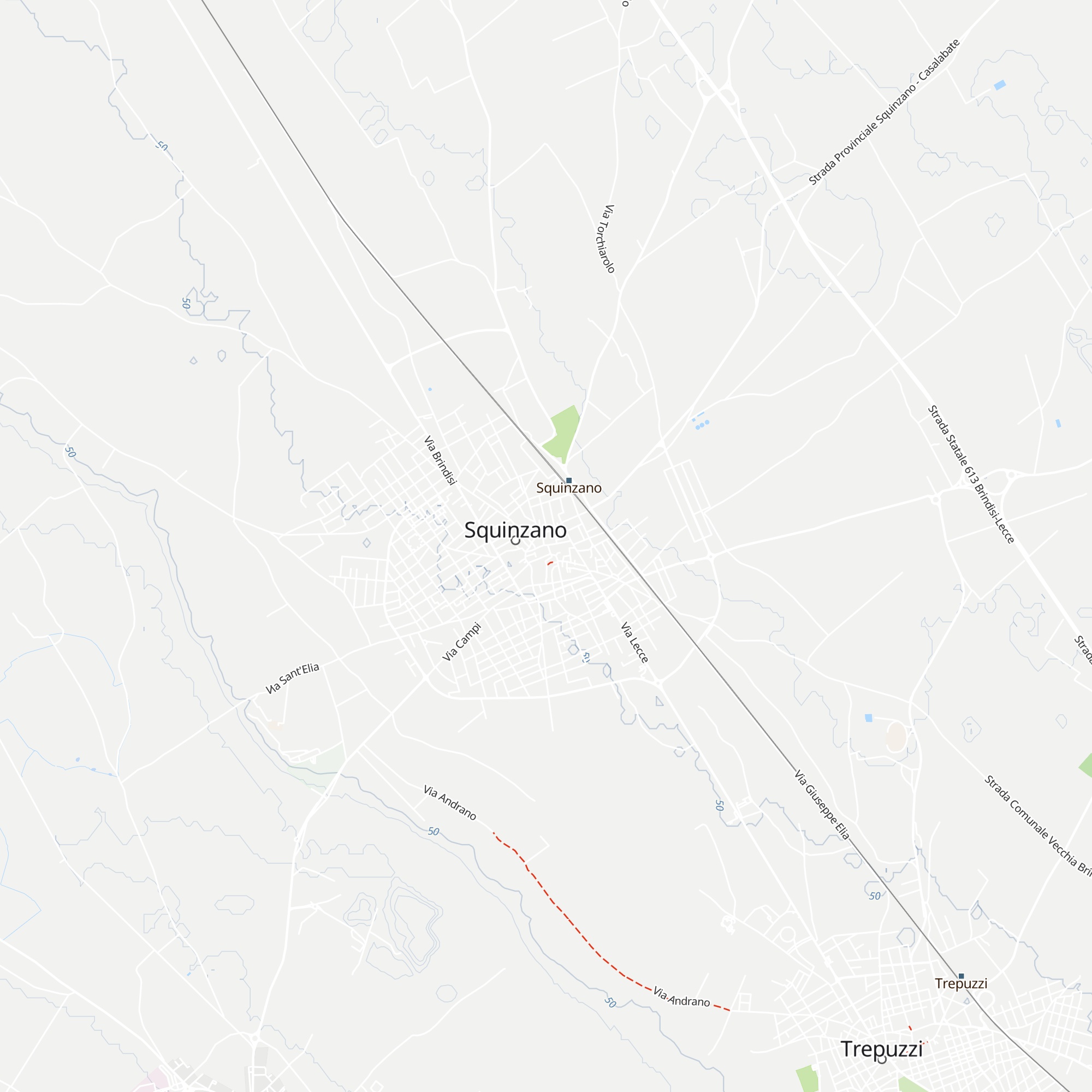 Pro Loco Squinzano map