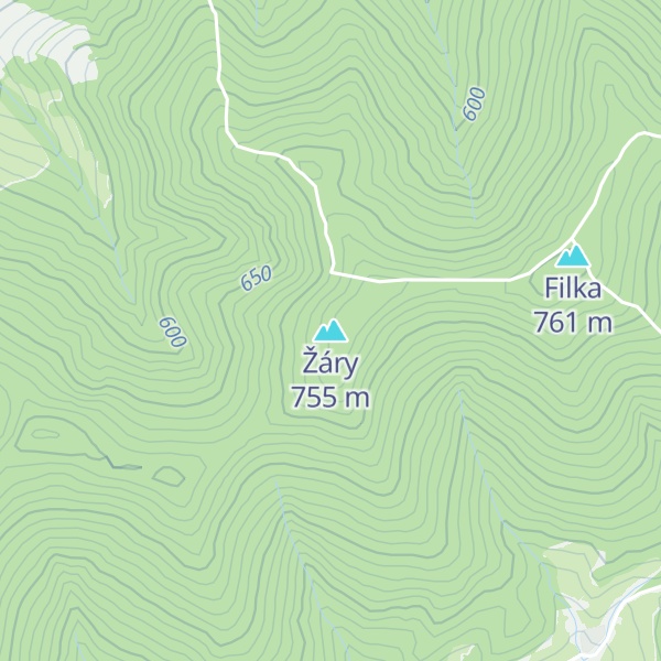 Map of Žáry