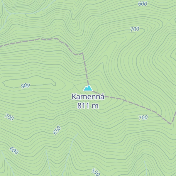 Map of Kamenná