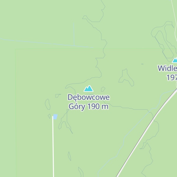 Map of Dębowcowe Góry