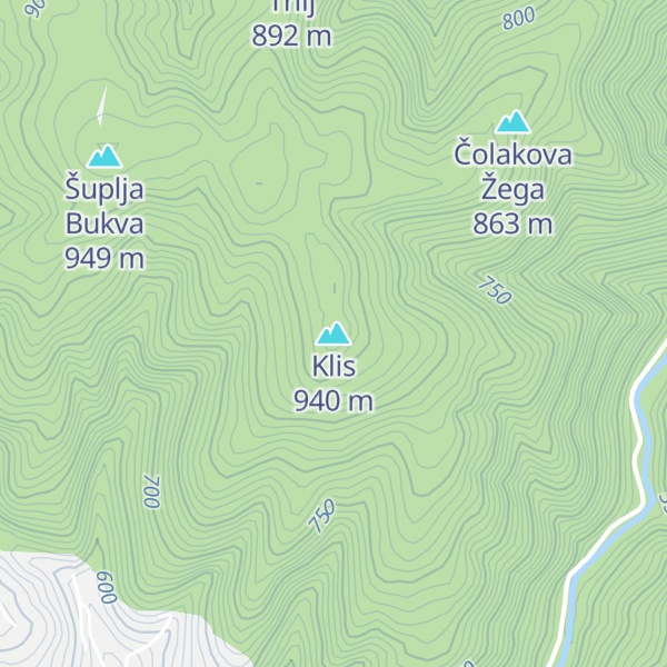 Map of Klis