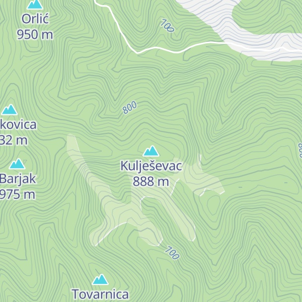 Map of Kulješevac