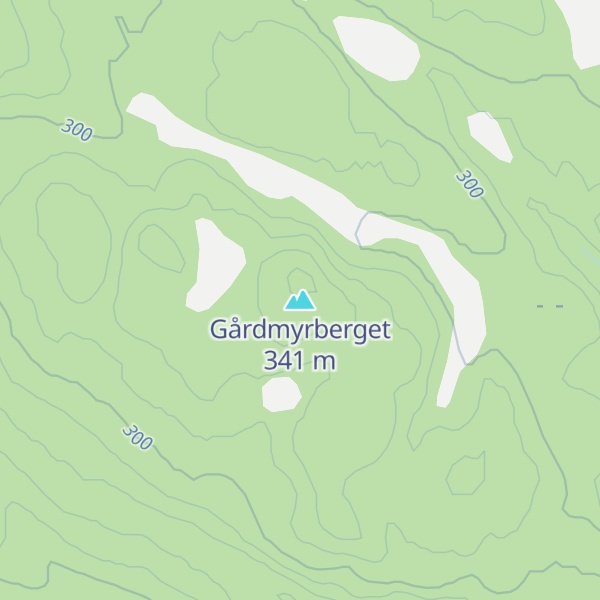 Map of Gårdmyrberget