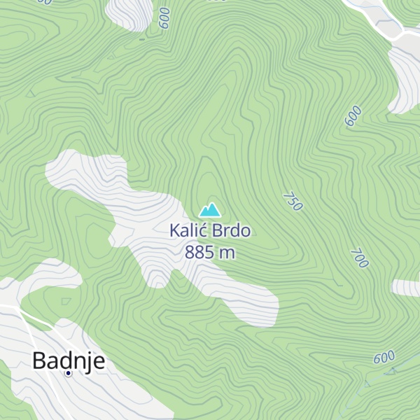 Map of Kalić Brdo