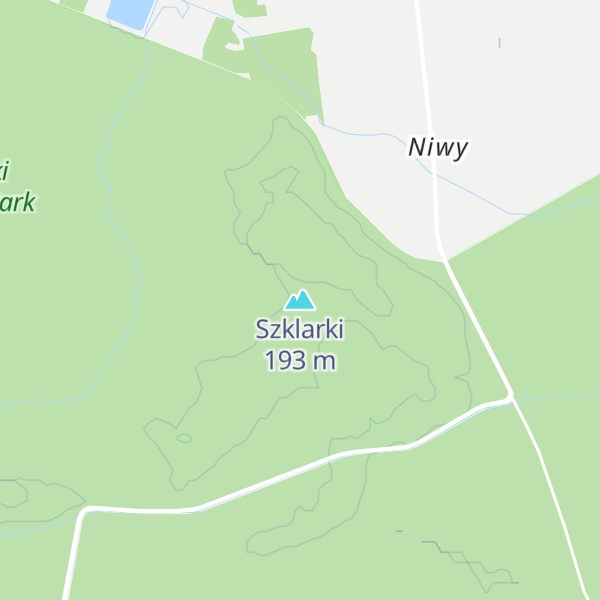 Map of Szklarki