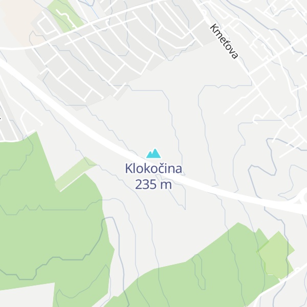 Map of Klokočina