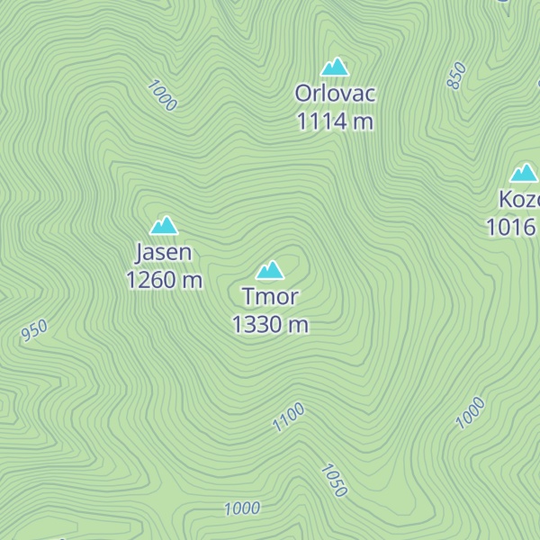 Map of Tmor