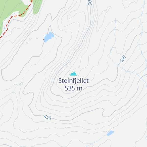 Map of Steinfjellet