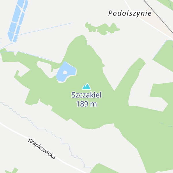 Map of Szczakiel