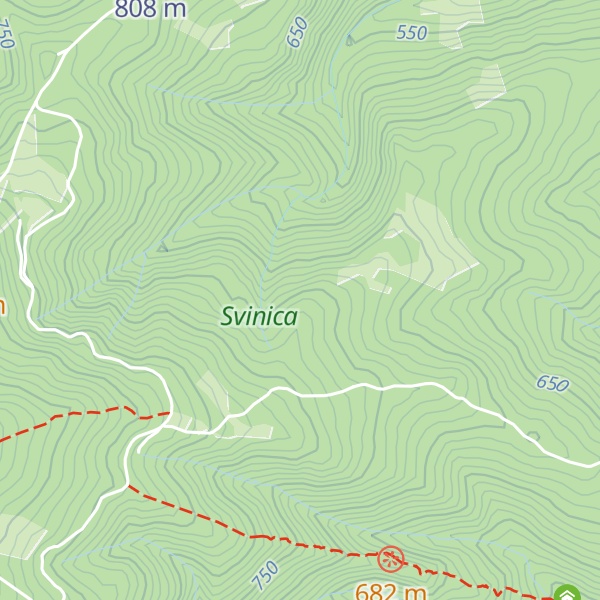 Map of Železník